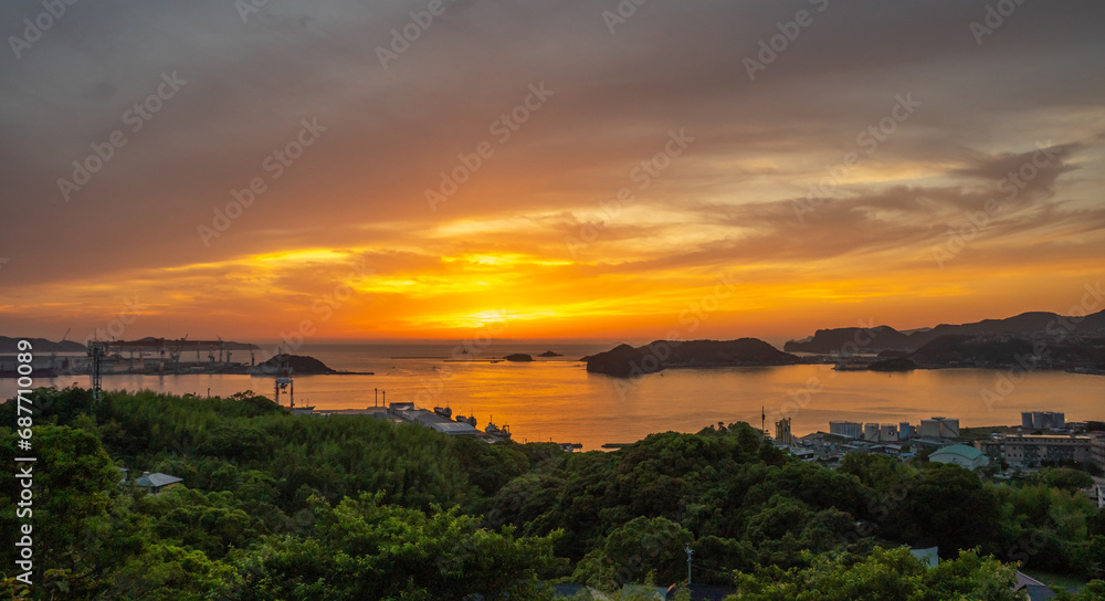長崎の夕陽 長崎の夕陽