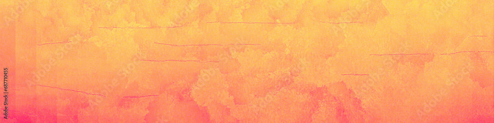 Orange panorama background banner, with copy space for text or your images