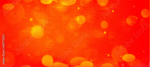 Red widescreen bokeh background for seasonal, holidays, celebrations and various design works