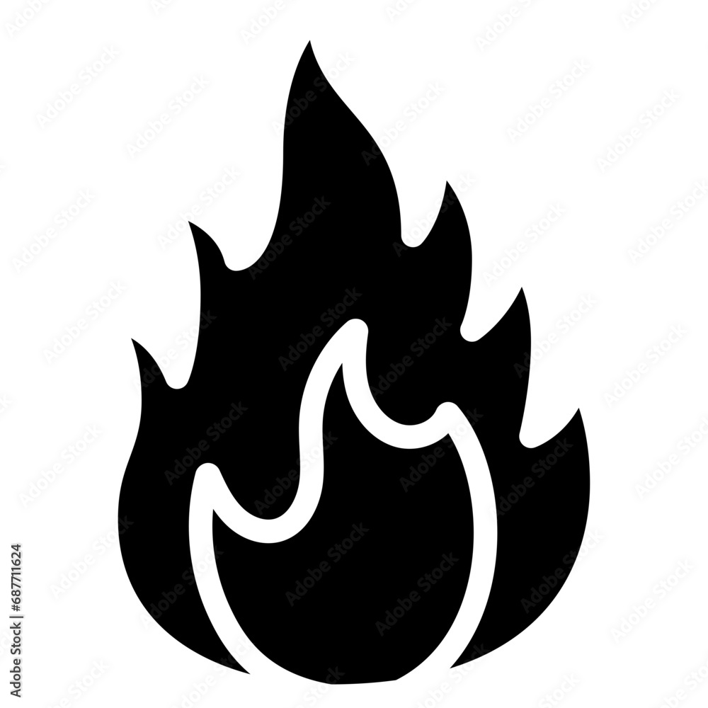 Flammable Product Sign Icon Flammable Product Sign Icon