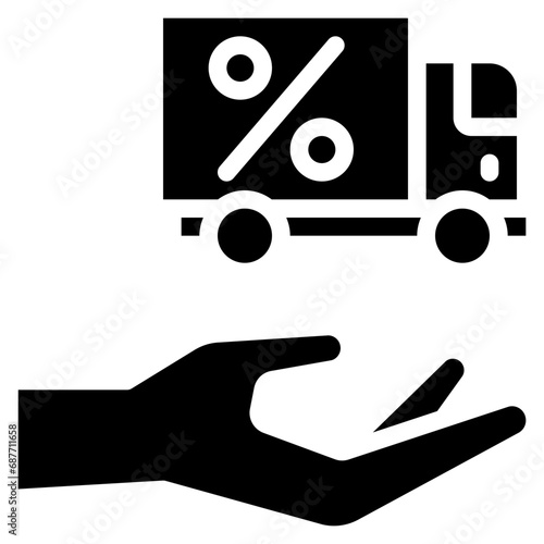 Give Free Shipping Icon