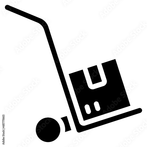 Delivery Hand Dolly Icon