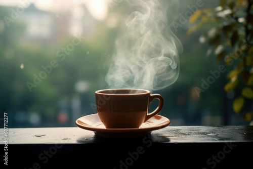 Brown drink beverage black cup morning breakfast table caffeine white hot mug