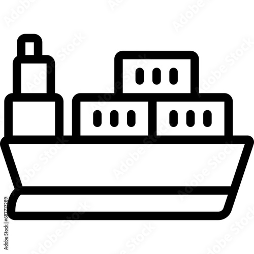 Shipping Boat Icon