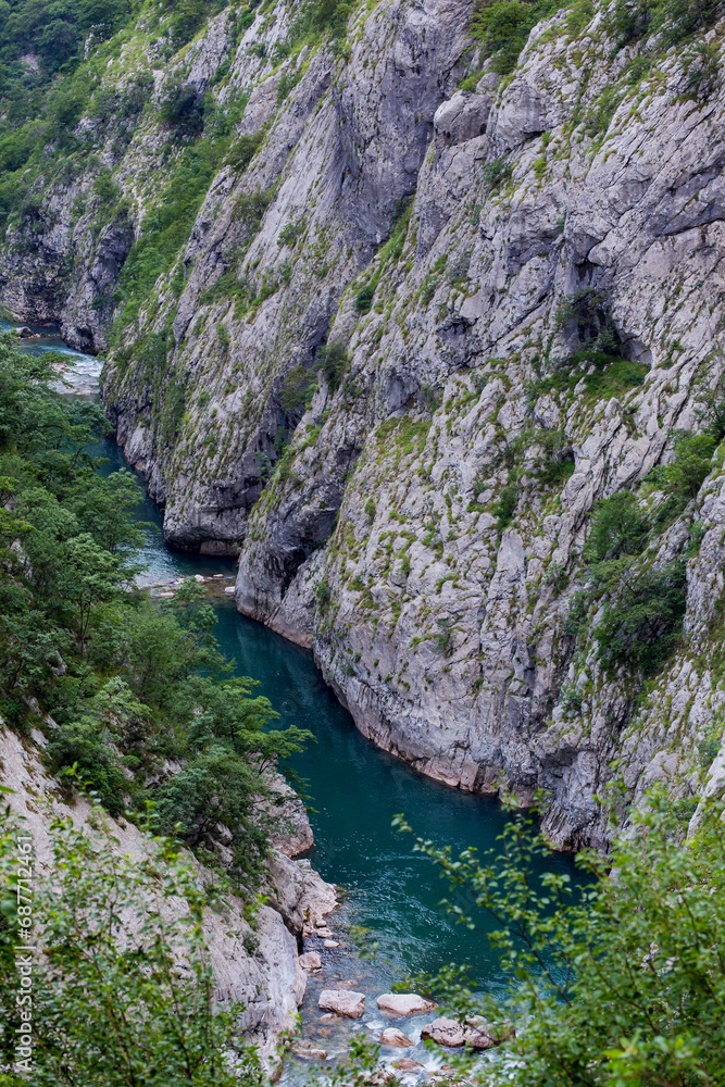 View to Moraca canyon, Montenegro