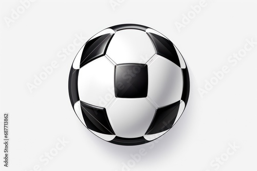 Soccer icon on white background 