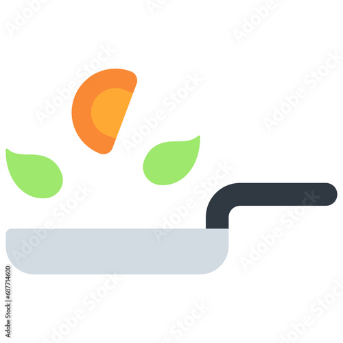 Healthy Frying Pan Icon
