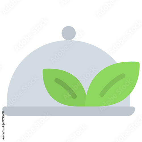 Vegetarian Room Service Icon