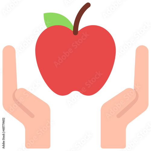 Give Apple Fruit Icon