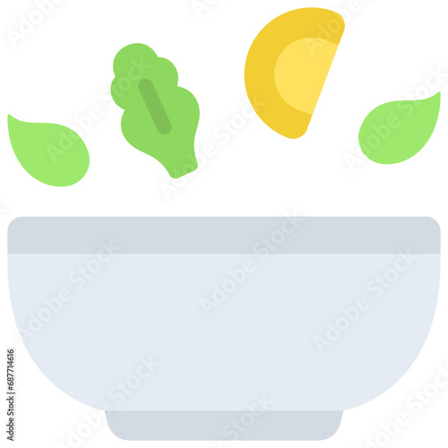 Salad Bowl Mixing Icon