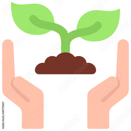 Give Plant Growth Icon