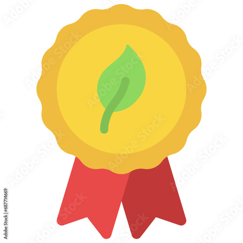 Vegetarian Award Badge Icon