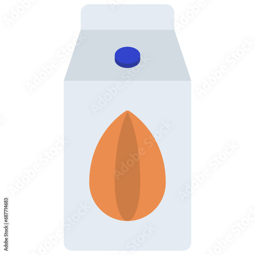 Almond Milk Icon