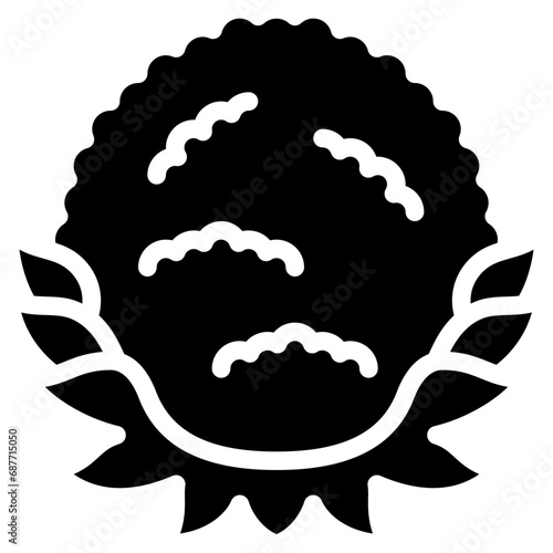 Cauliflower Head Vegetable Icon