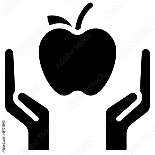 Give Apple Fruit Icon