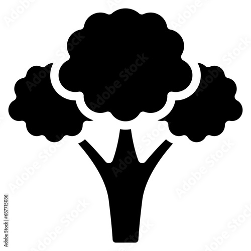Broccoli Vegetable Icon