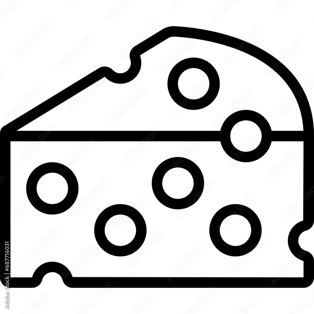 Cheese Wedge Icon Cheese Wedge Icon