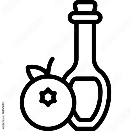 Olive Oil Bottle Icon