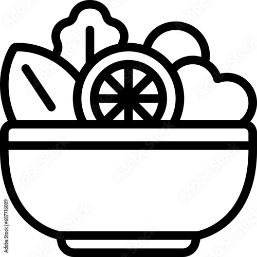 Salad Bowl Icon