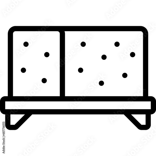 Tofu On Tray Icon