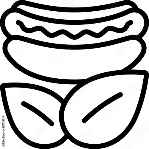 Vegetarian Sausage Icon