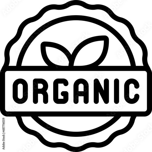 Organic Label Icon