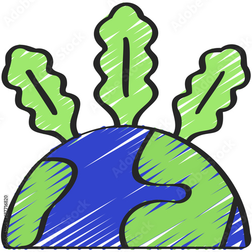 World Wide Salad Icon