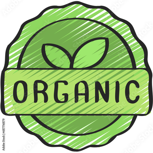 Organic Label Icon