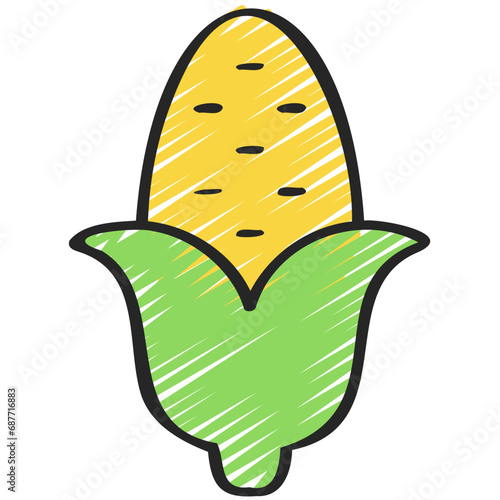 Corn Plant Icon