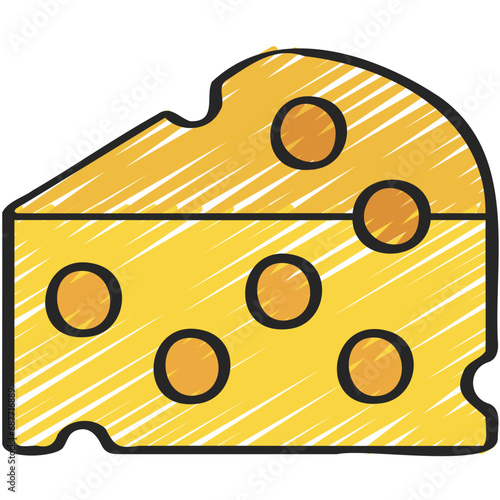 Cheese Wedge Icon