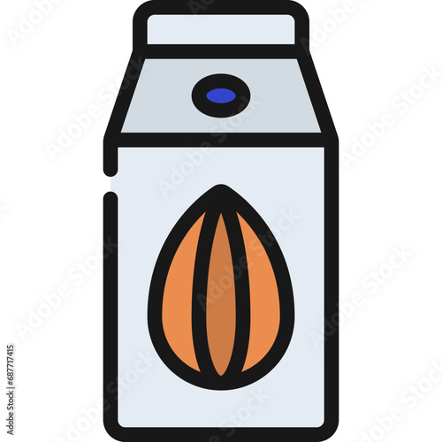 Almond Milk Icon
