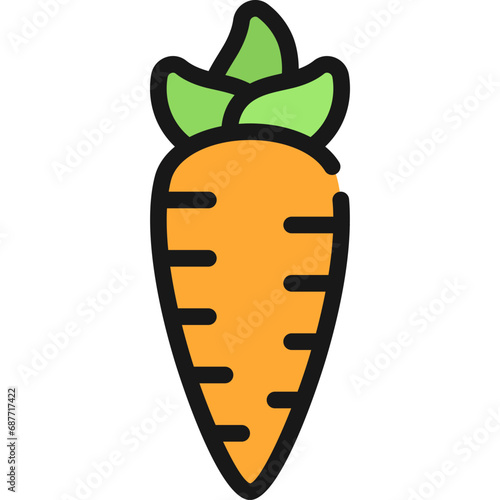Carrot Vegetable Icon