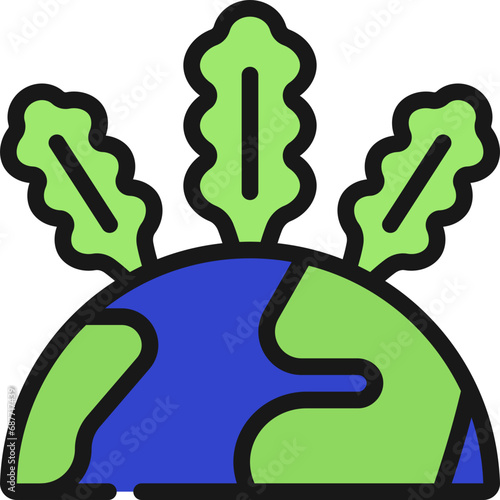 World Wide Salad Icon