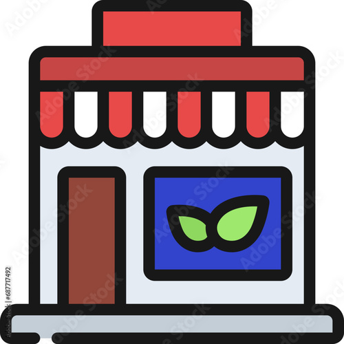 Organic Shop Icon