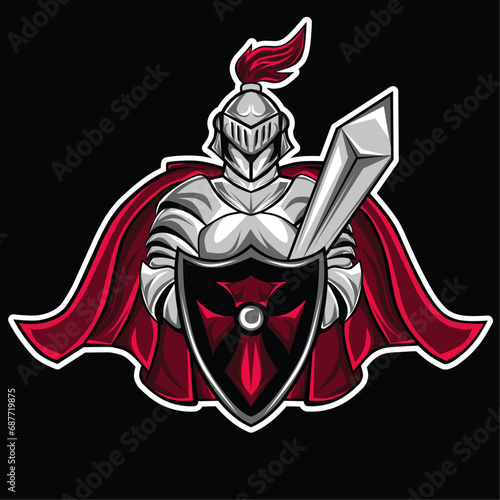 knight with sword
