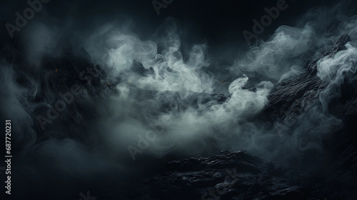 Smoke Patterns Captured Artistically - A Visual Feast for Abstract Art Lovers