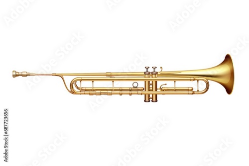 Trombone icon on white background  photo