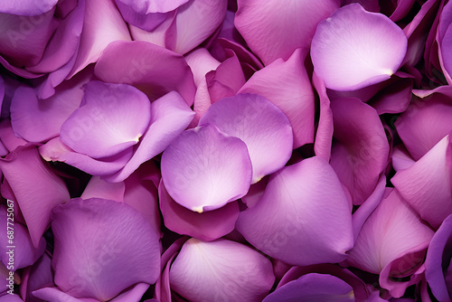 Elegant Violet Rose Petals Created with Generative AI ToolsElegant Violet Rose Petals Created with Generative AI Tools