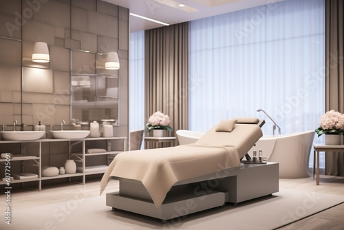 Modern Spa and Beauty Massage Salon Created with Generative AI Tools © ThePixelCraft