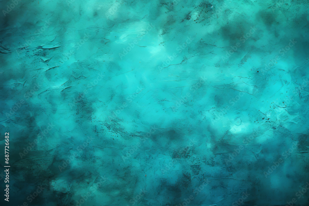 Beautiful turquoise blank hand painted background with space for text.generative ai Beautiful turquoise blank hand painted background with space for text.generative ai