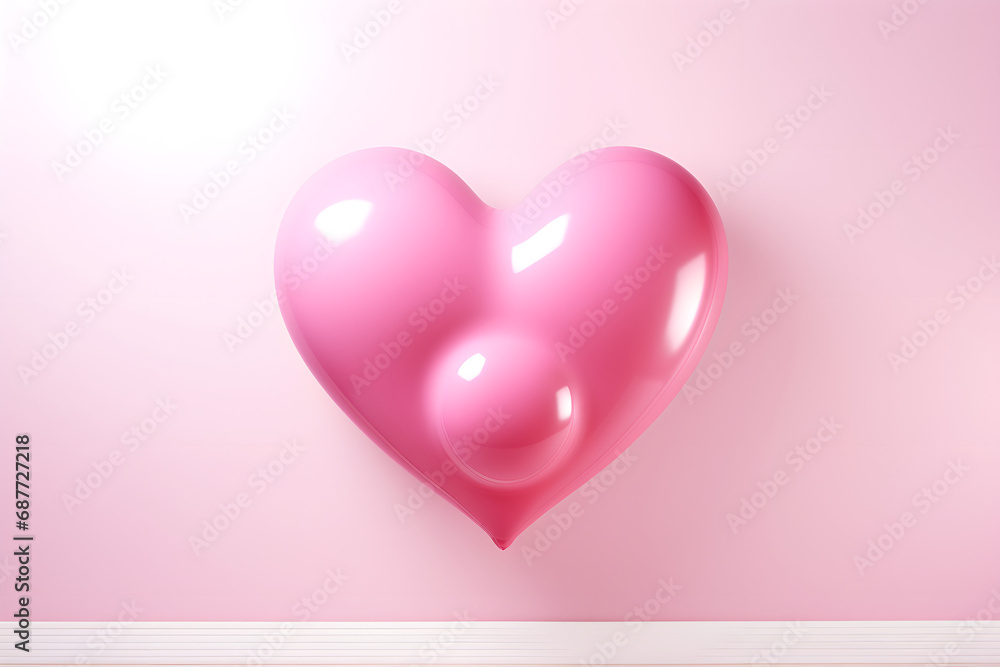 pink heart shaped balloons holiday, symbol, shape, illustration, card, vector, 