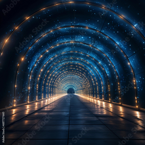 The Illumination of Light in the Tunnel, Symbolizing Hope, Progress, and the Journey Forward through the Depths of Uncertainty © Linus