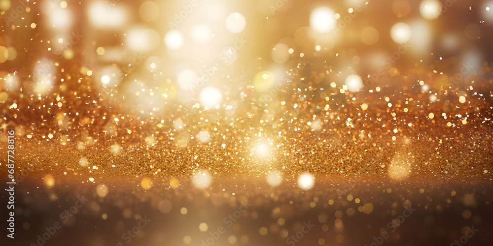 The enchanting glow of sparkling fairy lights against a bokeh background. The enchanting glow of sparkling fairy lights against a bokeh background.