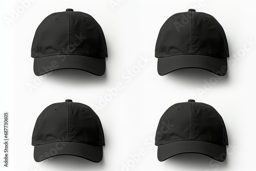 Baseball cap mockup. Background with selective focus and copy space