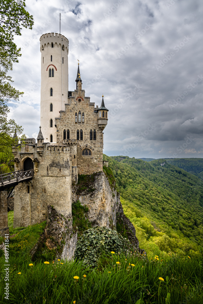 Lichtenstein Castle in Baden-Wurttemberg, Germany Lichtenstein Castle in Baden-Wurttemberg, Germany