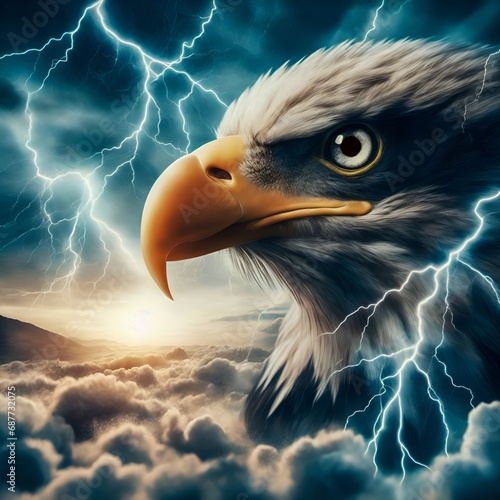 Powerful eagle.