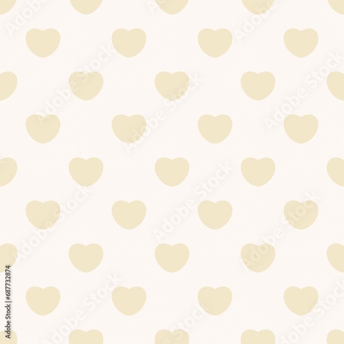 Mini heart pastel seamless pattern 