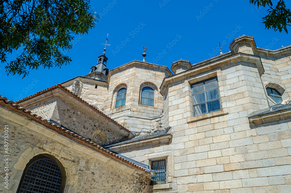 Monastery of El Paular located in Rascafria, Community of Madrid, Spain