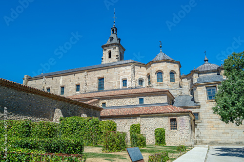 Monastery of El Paular located in Rascafria, Community of Madrid, Spain