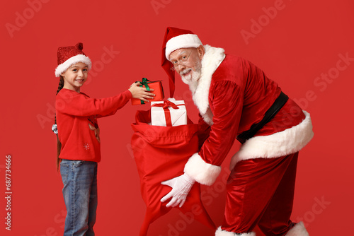 Happy cute little girl and ...